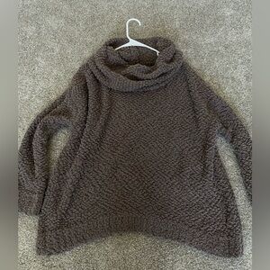 Altar'd State Cozy Brown Cowl Neck Sweater